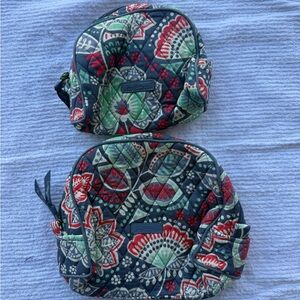 Vera Bradley Large and mid cosmetic bags